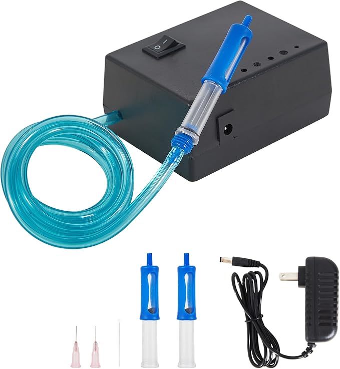 Hearing Aid Vacuum Cleaner, Hearing Aid Cleaning Tools for Earbuds, Headphones, in-Ear Monitors, Ear Vacuum Strong Suction Removes Earwax