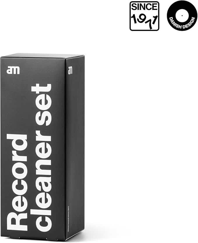 am Premium 4-in-1 Vinyl Cleaning Kit – Record Cleaner Liquid, Anti-Static Brush, Stylus Cleaner & Microfiber Cloth – Essential Record Cleaning Kit for Turntables and Vinyl Record Players