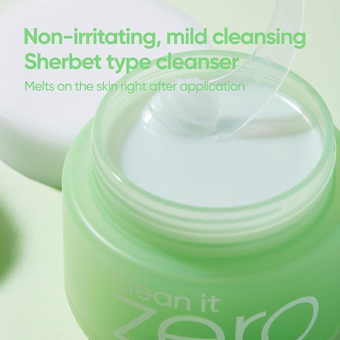 BANILA CO Clean it Zero Pore Clarifying Cleansing Balm | Korean Makeup Remover, Facial Cleanser for Oily and Acne Prone Skin | Vegan | Made with AHA-PHA & Tea Tree Extract (100ml / 3.38 fl. oz + Gift)