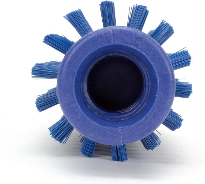 SPARTA Industrial Tank Brush Head Pipe Brush Head, Drain Brush with 3/4" Thread Hole (Handle Not Included) for Commercial Use, Plastic, 2 x 5.7 Inches, Blue, (Pack of 6)