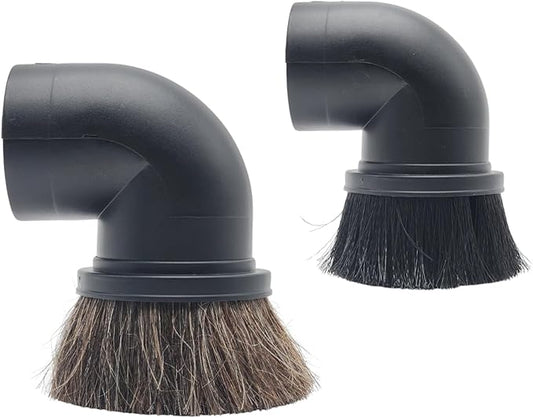 2PACK Horse Hair & Plastic Bristles Brushes for Shop Vac 2-1/2'' - Vacuum Accessories & Attachments for Shop Vac 2-1/4''