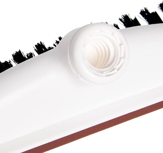 Carlisle FoodService Products Floor Squeegee Head with Scrub Bristles, 18", Red