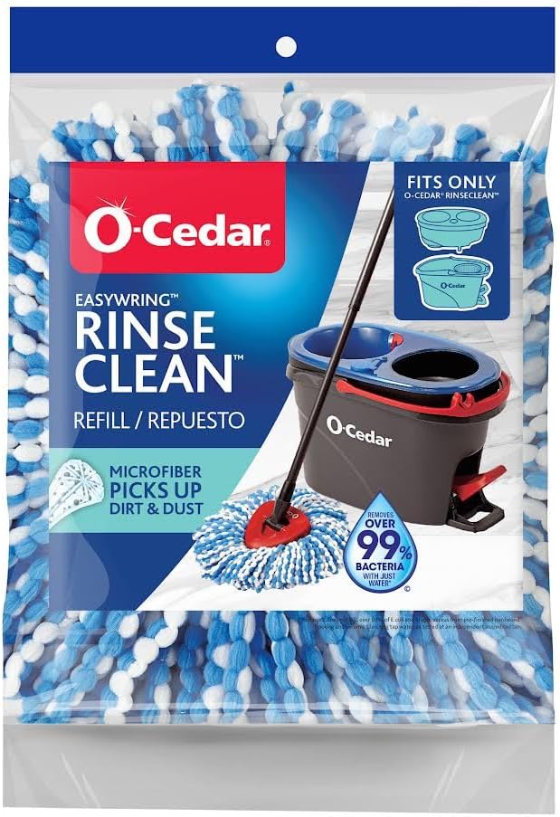 O-Cedar 2 Rinseclean Refills + 1 Citrus and 1 Lavender Pacs (Variety Pack)