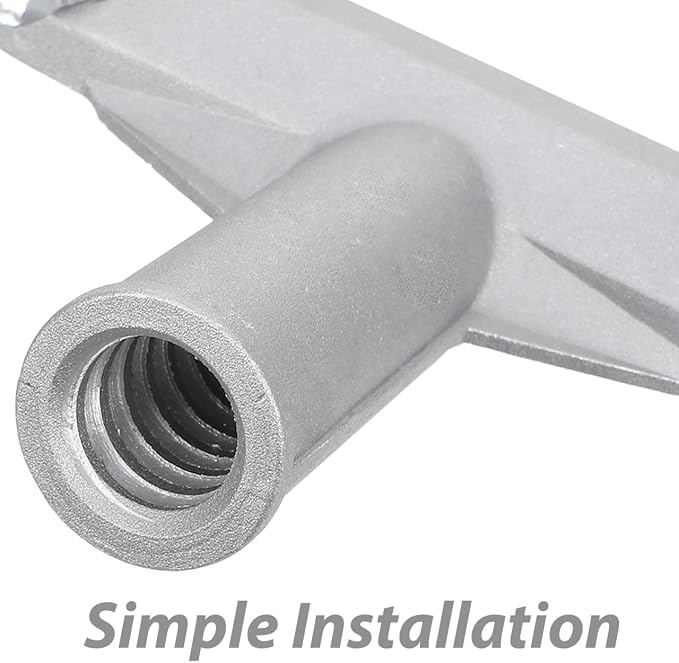 VILLCASE Broom Handle Adapter and Mounting Brackets 4-Pack for Secure Broom Head Connection and Pole Handle Extension Easy Installation 4.72X3.07X4.72 Inches