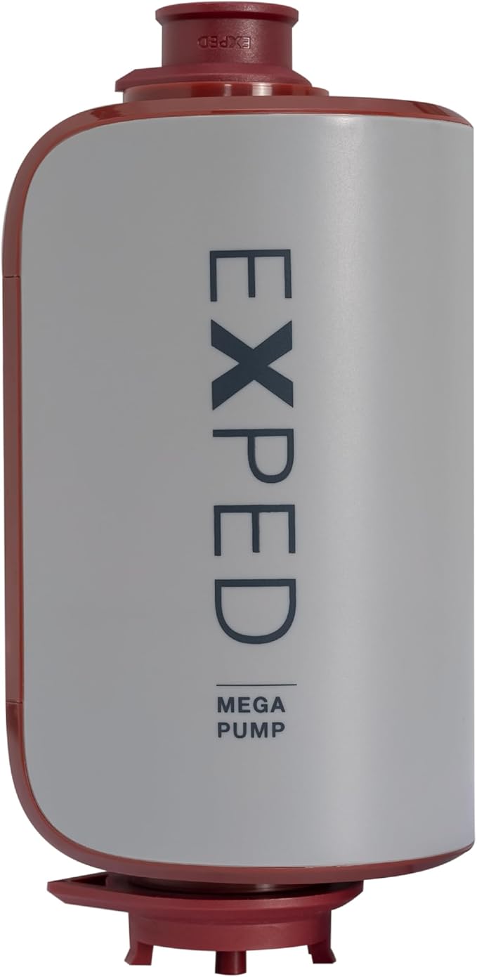 Exped Mega Pump - High Power Portable Electric Air for Inflating and Deflating Camping Pad, Rechargeable Battery USB-C Port