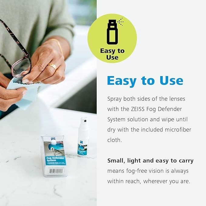 ZEISS Fog Defender System Anti-Fog Kit for Glasses