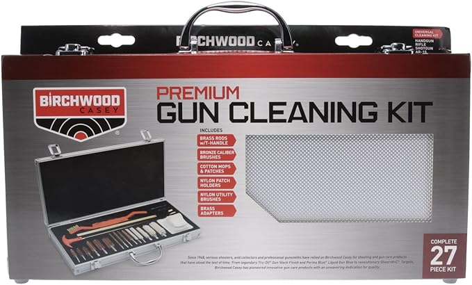 Birchwood Casey Gun Cleaning Kits for Range Bag and Easy Firearm Maintenance
