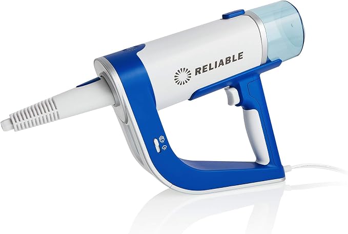 Reliable 200CS Handheld Steam Cleaner with 8-piece Accessory Kit and Fast Heat-Up Time made for Tile, Grout, Grill, Auto, and More