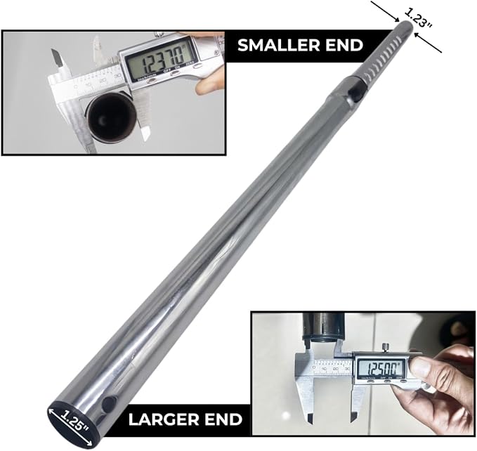 Vacuum Floor Brush & Extension Wand for Vacuum Cleaners with 1 ¼ inch (1.25'') (32mm) Inner Diameter with Horse Hair Soft Bristles - Hardwood Floor Attachment & Vacuum Extension Tube
