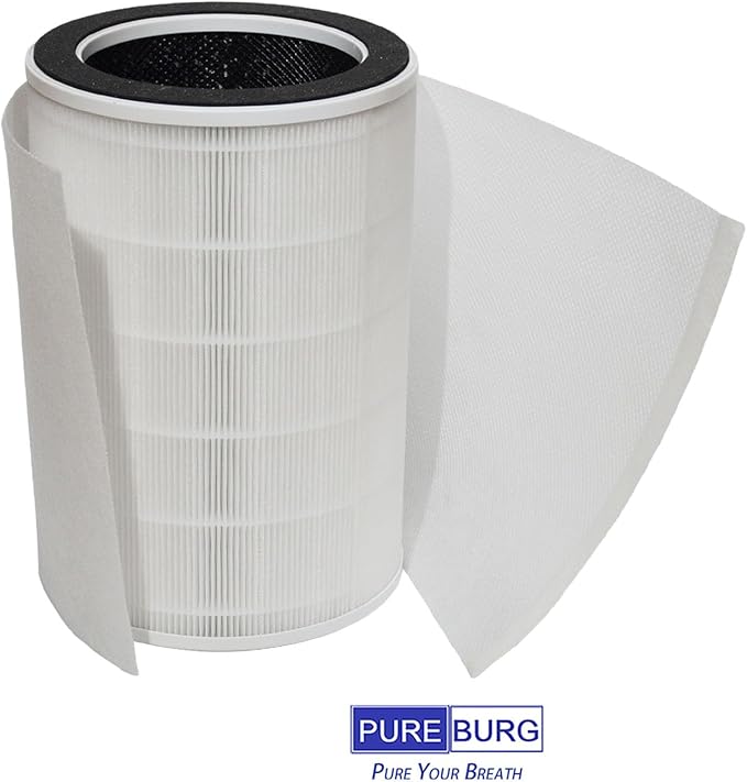 PUREBURG Replacement Filter Compatible with Airthereal Glory Days AGH400 Air Purifier,2-Pack HEPA Activated Carbon 2-in-1 & 8 Pre-Filters For Air Clean Dust VOCs Odor