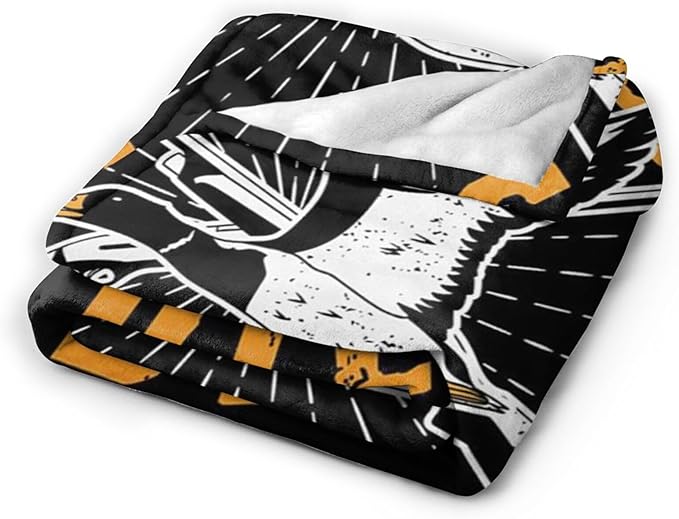 Tijuboni Duck Hunting Throw Blanket Goose Hunting Gifts for Men Women Boys Girls Adults Kids Soft Flannel Fleece Blanket for Couch Sofa Bed Home Decor 50"x60"
