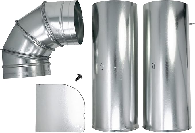 EvertechPRO Replacement for GE WE25X10015 1032658 Dryer Side Vent Kit Fits LG Side Vent Kit for Dryer Fits LG Dryer Vent Replacement Fits LG Dryer Side Vent Kit and Fits LG 3911EZ9131X 383EEL9001B