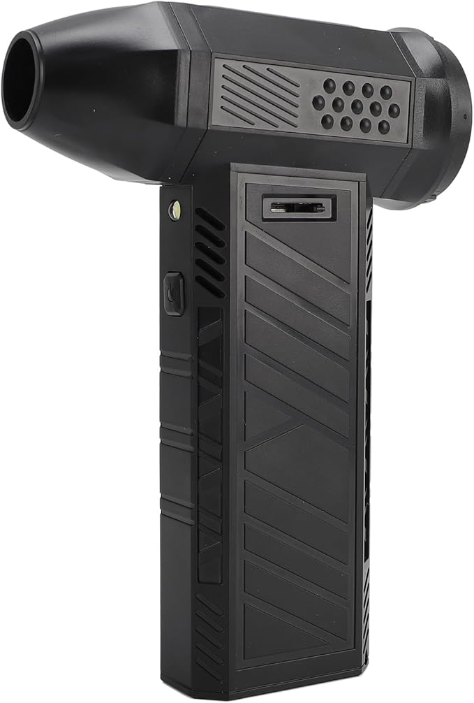 Focket Electric Air Duster, 130000 RPM Stepless Speed Control with Type C 15W Quick Charge for Car Computer Keyboard Cleaning