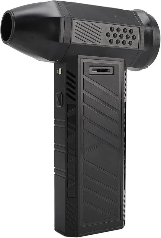 Focket Electric Air Duster, 130000 RPM Stepless Speed Control with Type C 15W Quick Charge for Car Computer Keyboard Cleaning