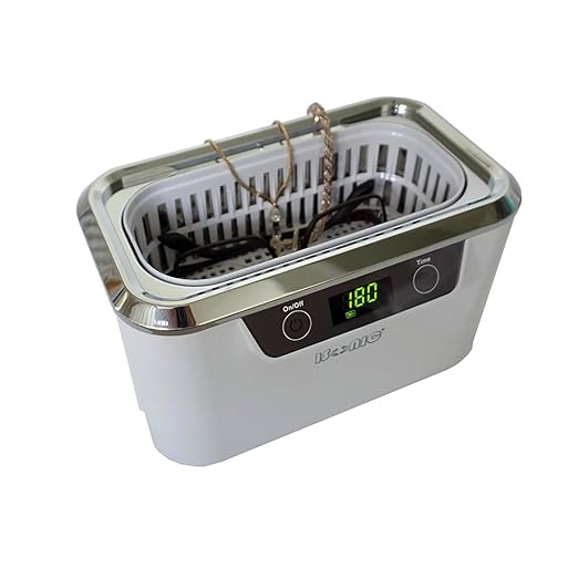 iSonic® Ultrasonic Jewelry Cleaner DS300 with Cleaning Solution Concentrate CSGJ01, 110V