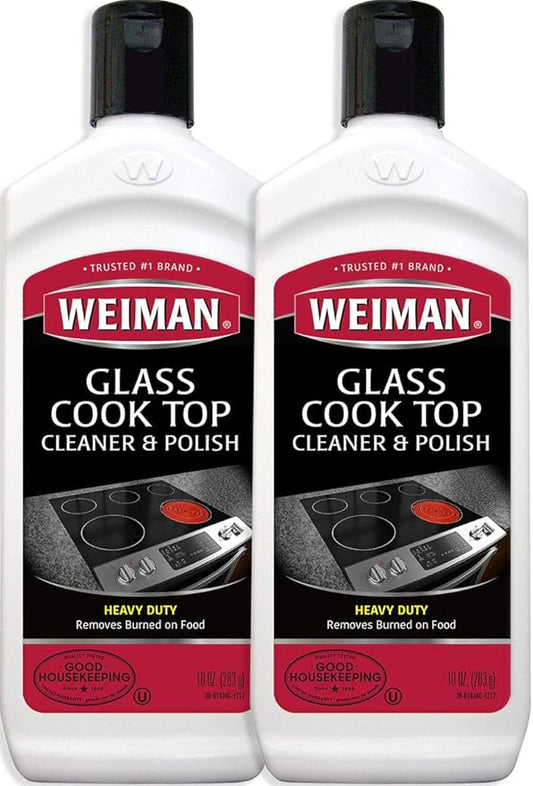 Weiman Cooktop Cleaner and Polish 10 Ounce 2 Pack