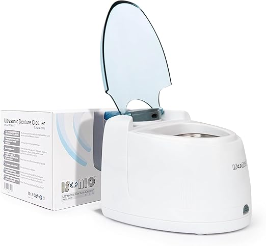 iSonic F3900 Ultrasonic Denture/Aligner/Retainer Cleaner for All Dental appliances with 1 Box of AlignerClean CTAR01 Ultrasonic Cleaning Tablet