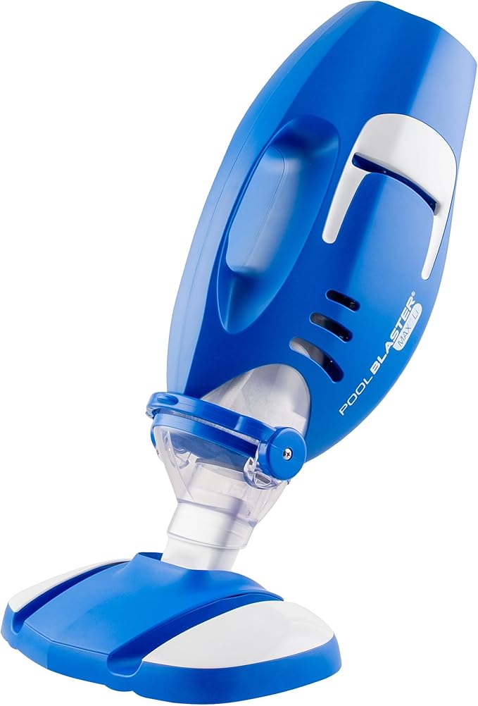 NEW 2026 POOL BLASTER Max Cordless Pool Vacuum for Inground & Above Ground Pools, More Suction Power, 60 Min Runtime, Omni-Directional Rollers, Easy Charging, Handheld, Rechargeable Pool Cleaner Vac