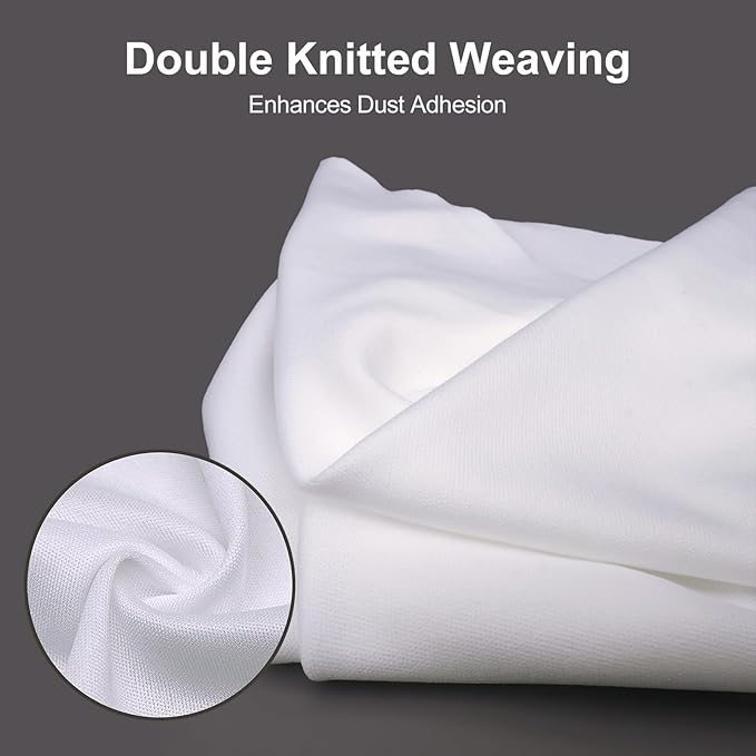 AAwipes Double Knit 100% Polyester Wipers Light Weight Version (120GSM, 9"X9", 150pcs/bag) Cleanroom Cloth Wipes Laser Sealed Edge, Ultra-soft (CP12009)