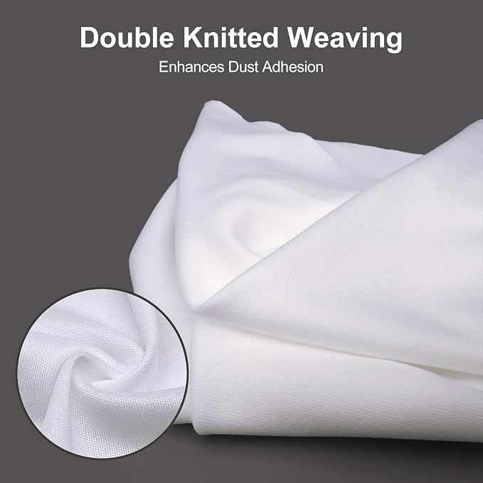 AAwipes Cleanroom Wipers 12"x12" (150 Pcs, 100% Polyester, 120GSM) Double Knit 100% Lint Free Cloths with Ultra-soft, Laser Sealed Edge Ultra-Soft Wipers CP12012
