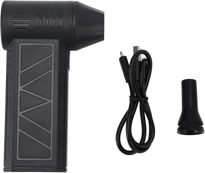 Electric Air Duster 130000RPM, Handheld with 4 Gear Adjustable Blowing Modes, for Keyboards, Electronics, Cars, Cleaning