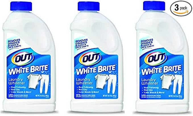Out White Brite Laundry Whitener Powder, 1 lb 12 oz, 3 Bottles