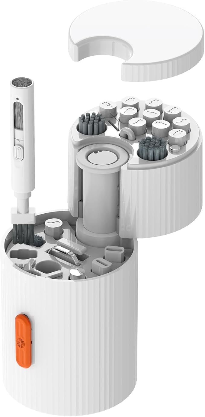 33-in-1 Multi-Functional Cleaning Kit for Electronics inlcuding Headphones,Mobile Phones,Computer,Monitor,Lens and etc, Compact and Portable Design