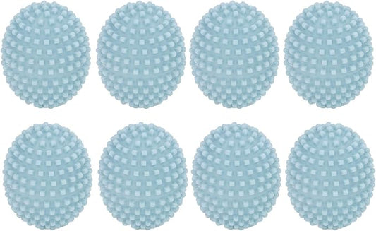 8pcs Washer Dryer Balls Laundry Washing Ball Reusable Prevent Tangling Stain Removal PVC Softener Ball for Washing Machine
