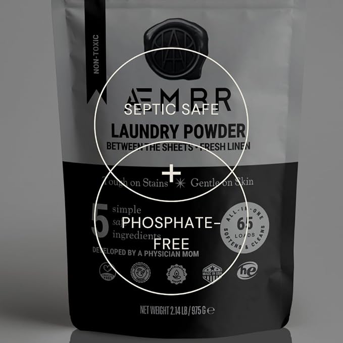 Luxury Laundry Powder | Clean Natural Non-Toxic Healthy Laundry Detergent | Made in USA with Natural Ingredients | Between the Sheets (Fresh Linen)
