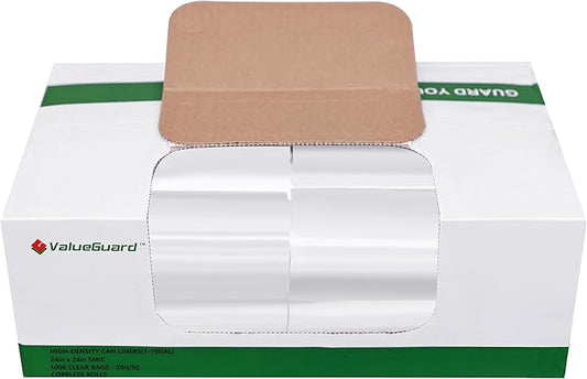 Trash Can Liner - Wholesale 1000 Count Garbage Bags on Perforated Roll 7-10 Gallon Multipurpose for Office Bathrooms Business Home Commercial and Industrial Needs