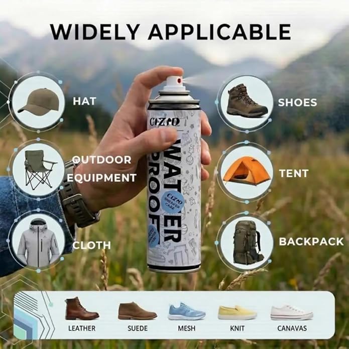 COZGO Protect Shoe Protector Spray, Rain & Stain Waterproof Shoe Spray, Nano Protection for Sneaker, Suede, Leather,10.15FlOz
