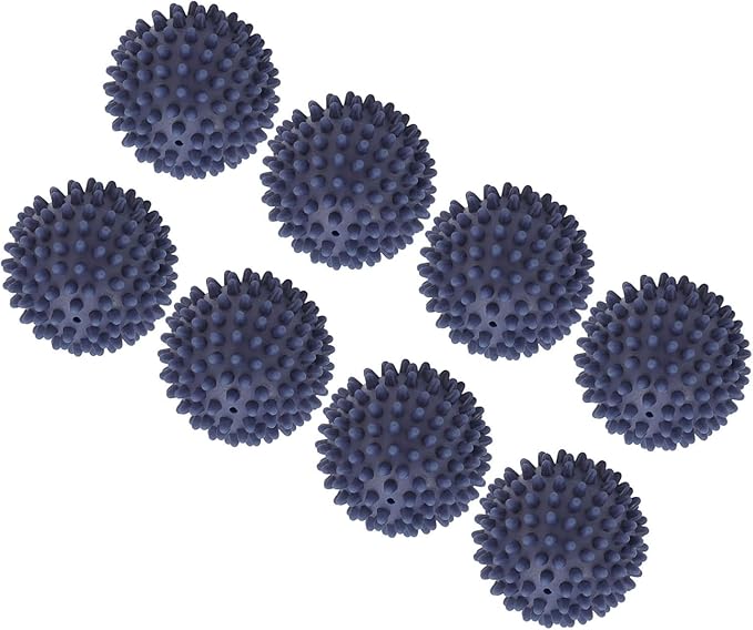 8pcs Washer Balls,Reusable Tangle Free Eco Friendly Laundry Scrubbing Balls Solid Colorful Laundry Washing Balls Enhance Machine Cleaning Power(Type A)