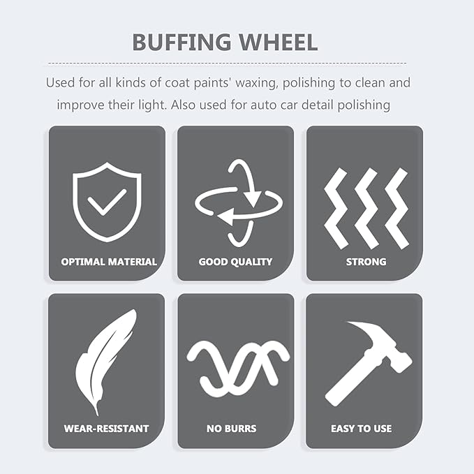 SUPVOX 32pcs Car Polishing Pads Kit Buffing Sponge Wheels for Auto Detailing Efficient Cutting and Polishing Reusable and Easy to Clean Suitable for Car Furniture