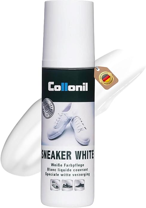 Sneaker White by Collonil | White Shoe Cleaner | Liquid Cream Built-In Sponge