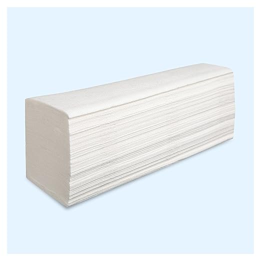 Papernet Multifold Paper Towels Powered by Dissolve Tech | Compatible with Universal Dispenser | 4,000 1-ply sheets, each 9.5” x 9.2”