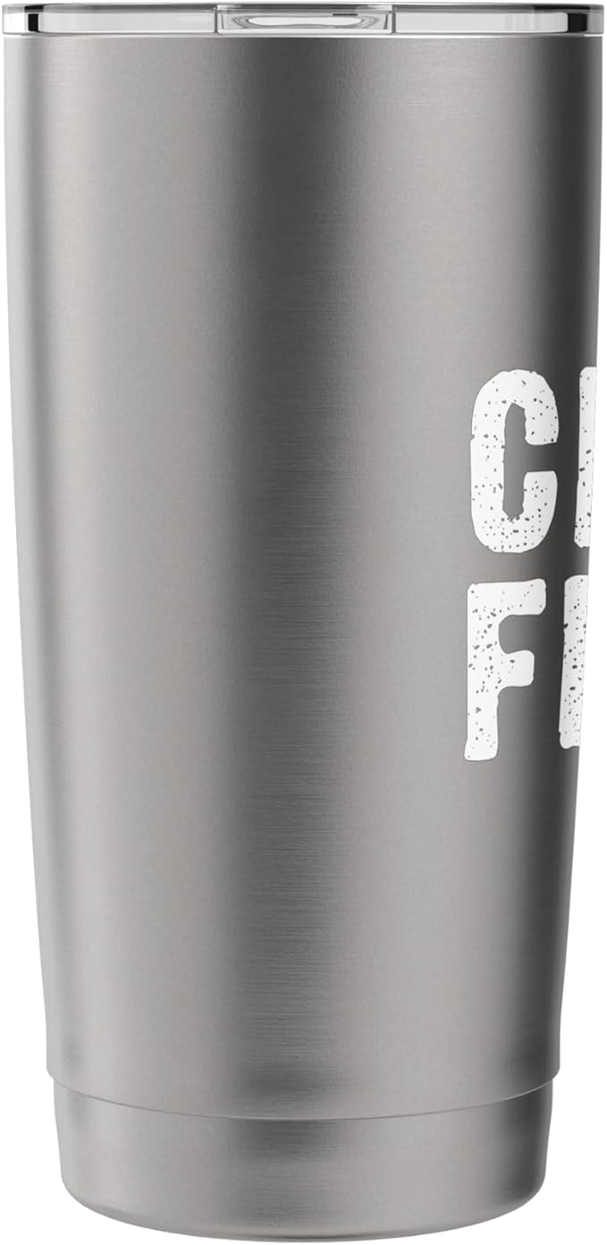Clean Freak Cleaning Janitor Custodian Stainless Steel Insulated Tumbler