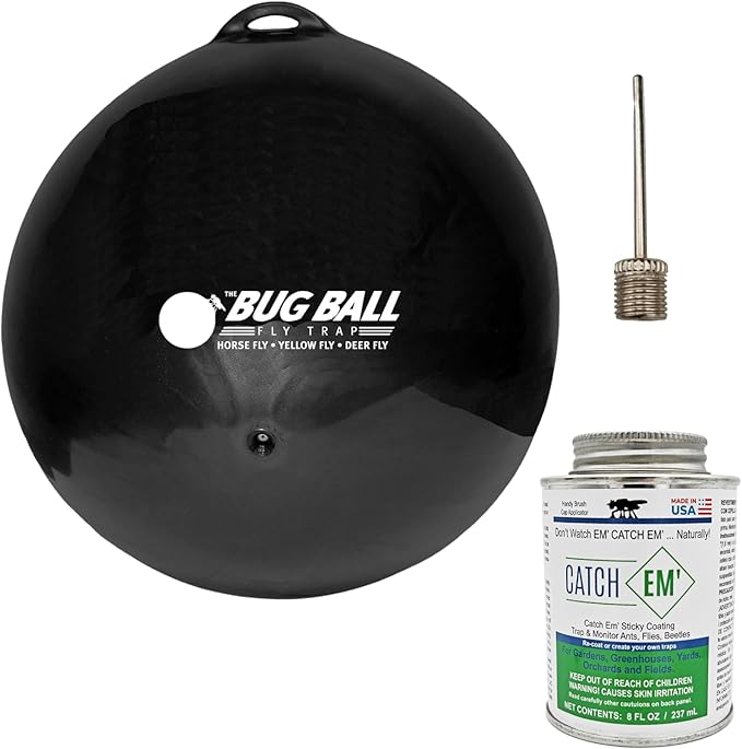 Bug Ball Starter Kit - Biting Fly and Insect Trap, Pack of 3