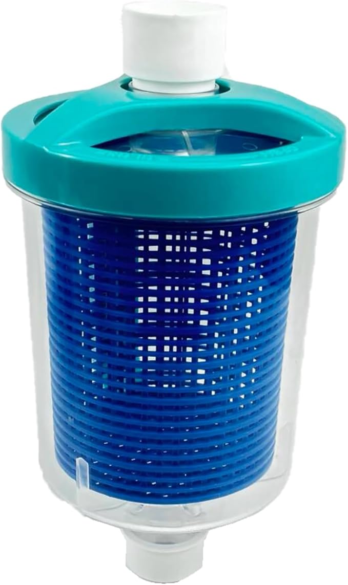 All-in-One Inline Pool Leaf Canister Compatible with Hayward W560 PoolVac Navigator Leaf Catcher Filter with Strainer Basket and 5-Pack Skimmer Socks
