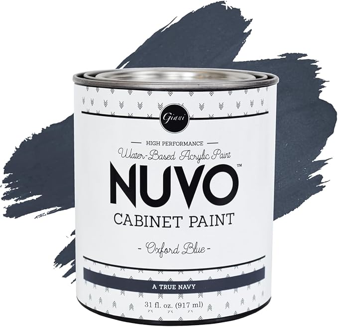 Giani Nuvo Cabinet Paint, Oxford Blue (Quart)