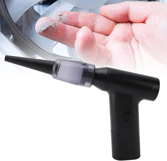 Luqeeg Electric Air Duster, Efficient 6 Connectors Compressed Cordless Hand Blower, Keyboard Cleaner | Cleaning Tools | Dust Cleaner for Cleaning Keyboards Cameras Air Beds Boats