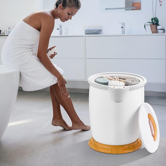 GIANTEX GT-GE-10158US-WH-ES Towel Warmer Bucket, White