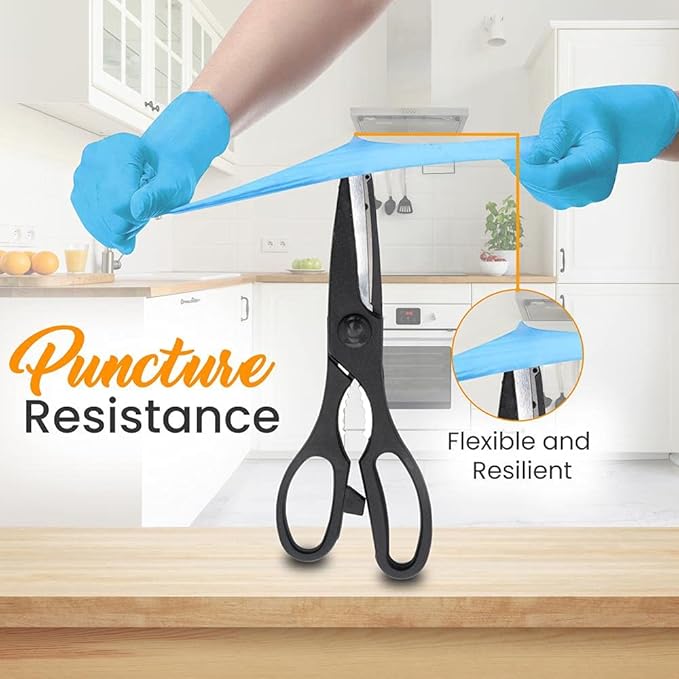 1000 Pcs Nitrile and Vinyl Blend Gloves - Soft Industrial Grade Gloves
