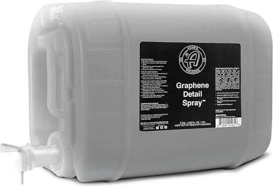 Adam's Polishes Graphene Detail Spray (5 Gallon) - Extend Protection of Waxes, Sealants, & Coatings | Waterless Detailer Spray For Car Detailing|Clay Bar, Drying Aid, Add Ceramic Graphene Protection