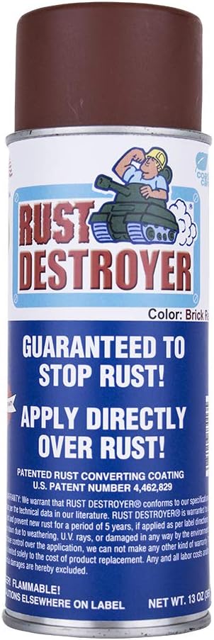 Advanced Protective Products Rust Destroyer Oil Base Red Primer Spray, 13-Ounce Aerosol