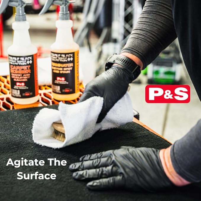 P & S PROFESSIONAL DETAIL PRODUCTS Terminator Enzyme Spot & Stain Remover – Professional Upholstery & Carpet Cleaner, Eliminates Grease, Dirt, Protein-Based Stains, Fresh Scent - 16 Oz.