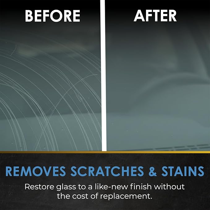 Optical Grade Cerium Oxide 1lb Glass Repair Powder | Glass Window and Windshield Repair | Optical Grade, for use with Camera, Scope, Binocular Lens (1lb with 3" Felt Bob Wheel)