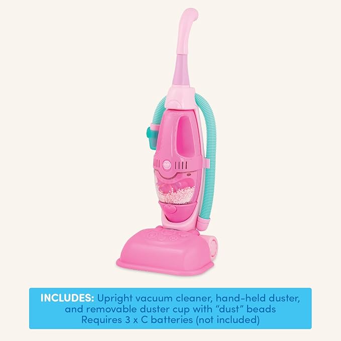 Battat – Play Circle – House Cleaning Set for Kids – Toy Vacuum – Hand Vacuum for Toddlers – Pretend Play – 3+ Years