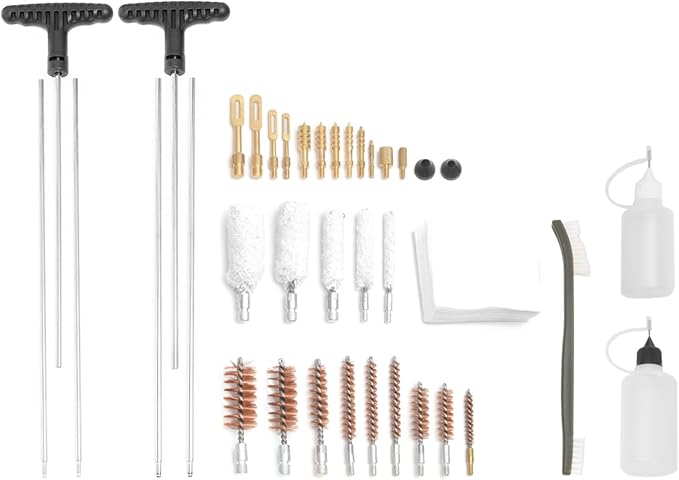Gun Cleaning Kit Universal Gun Cleaner for Shotgun, Pistol, Rifle, All Guns with Lightweight Carrying Case