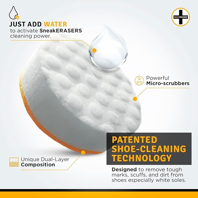 SneakERASERS ERASERS Ultimate Cleaning BundleInstant Sole and Sneaker Cleaner, Overnight Soak, Pre-Moistened, AutoERASERS
