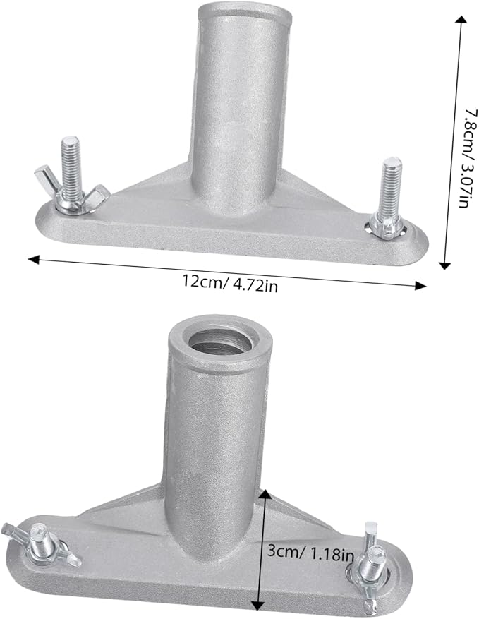 VILLCASE Handle Adapter for Poles Broom Handle Threaded Adapter for Mop Extension Pole Connector